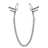 BDStyle Kneel Nose to Genitals Kneeling Clamps Nipple and Clit Clamps